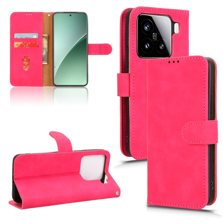 Peňaženkové puzdro Solid ružové – Xiaomi 15 | Kryty na mobil Kryty na mobil | Peňaženkové puzdro Solid ružové – Xiaomi 15 | Kryty na mobil