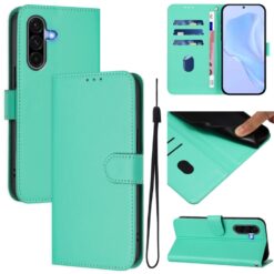 Kryty na mobil | Peňaženkové puzdro Solid zelené – Samsung Galaxy A56 | Kryty na mobil