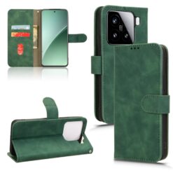 Kryty na mobil | Peňaženkové puzdro Solid zelené – Xiaomi 15 | Kryty na mobil