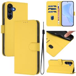 Peňaženkové puzdro Solid žlté – Samsung Galaxy A36 | Kryty na mobil Kryty na mobil | Peňaženkové puzdro Solid žlté – Samsung Galaxy A36 | Kryty na mobil