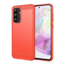 Zadný kryt Carbon červený – Samsung Galaxy A36