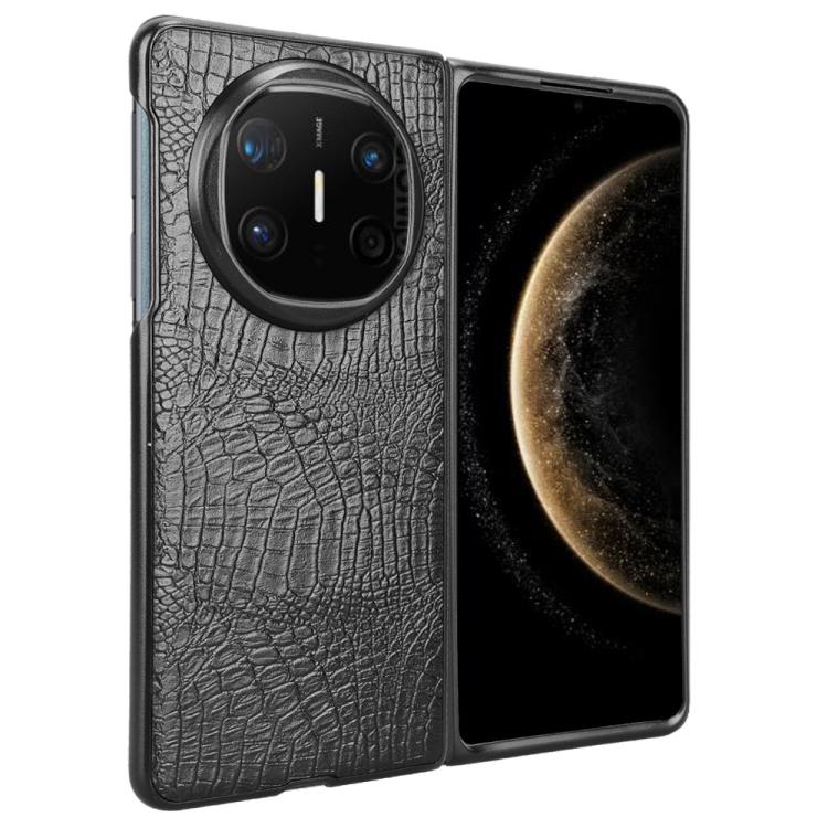 Zadný kryt Crocodile Texture čierny – Huawei Mate X6 | Kryty na mobil Kryty na mobil | Zadný kryt Crocodile Texture čierny – Huawei Mate X6 | Kryty na mobil
