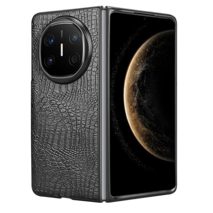Zadný kryt Crocodile Texture čierny – Huawei Mate X6 | Kryty na mobil Kryty na mobil | Zadný kryt Crocodile Texture čierny – Huawei Mate X6 | Kryty na mobil