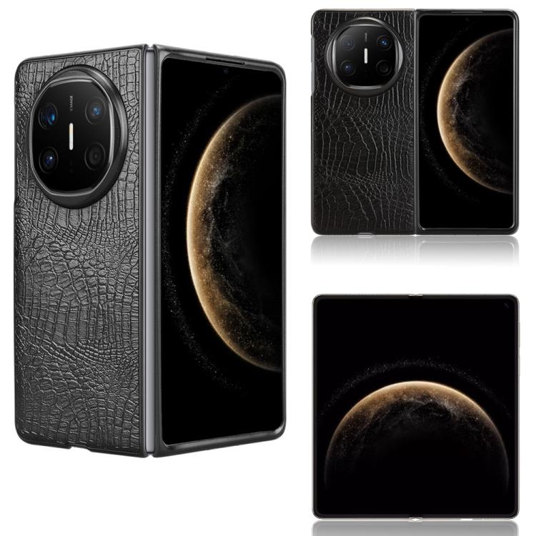 Zadný kryt Crocodile Texture čierny – Huawei Mate X6 | Kryty na mobil Kryty na mobil | Zadný kryt Crocodile Texture čierny – Huawei Mate X6 | Kryty na mobil