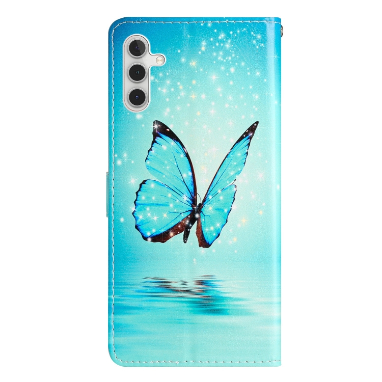 Knižkové puzdro Trendy Cross case Modrý motýľ – Samsung Galaxy A26 | Kryty na mobil Kryty na mobil | Knižkové puzdro Trendy Cross case Modrý motýľ – Samsung Galaxy A26 | Kryty na mobil