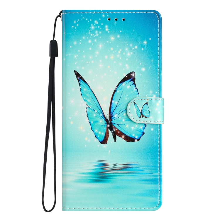 Knižkové puzdro Trendy Cross case Modrý motýľ – Samsung Galaxy A36 | Kryty na mobil Kryty na mobil | Knižkové puzdro Trendy Cross case Modrý motýľ – Samsung Galaxy A36 | Kryty na mobil