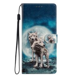 Kryty na mobil | Knižkové puzdro Trendy Cross case Vlky – Samsung Galaxy A26 | Kryty na mobil