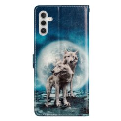 Kryty na mobil | Knižkové puzdro Trendy Cross case Vlky – Samsung Galaxy A26 | Kryty na mobil