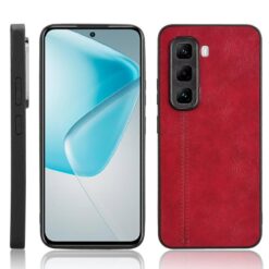 Kryty na mobil | Kryt Shockproof Sewing Cow Pattern červený – Infinix Hot 50 Pro+ (50 Pro Plus) | Kryty na mobil