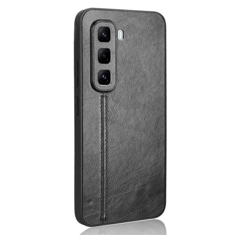 Kryt Shockproof Sewing Cow Pattern čierny – Infinix Hot 50 Pro+ (50 Pro Plus) | Kryty na mobil Kryty na mobil | Kryt Shockproof Sewing Cow Pattern čierny – Infinix Hot 50 Pro+ (50 Pro Plus) | Kryty na mobil