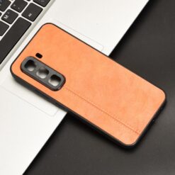 Kryty na mobil | Kryt Shockproof Sewing Cow Pattern oranžový – Infinix Hot 50 Pro | Kryty na mobil
