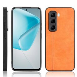 Kryty na mobil | Kryt Shockproof Sewing Cow Pattern oranžový – Infinix Hot 50 Pro+ (50 Pro Plus) | Kryty na mobil
