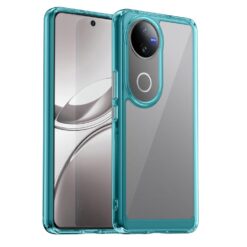 Ochranný kryt Colorful Acrylic case transparentno-modrý – Vivo V50