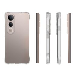 Kryty na mobil | Ochranný kryt Shockproof Slim case transparentný – Vivo V50 Lite | Kryty na mobil