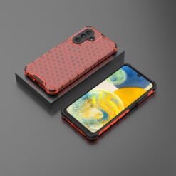 Kryty na mobil | Odolný kryt Honeycomb Armor červený – Samsung Galaxy A26 | Kryty na mobil
