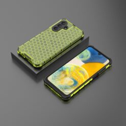 Kryty na mobil | Odolný kryt Honeycomb Armor zelený – Samsung Galaxy A36 | Kryty na mobil