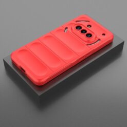 Kryty na mobil | Odolný kryt Magic Shield červený – Nothing Phone (3a) | Kryty na mobil