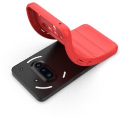 Kryty na mobil | Odolný kryt Magic Shield červený – Nothing Phone (3a) | Kryty na mobil