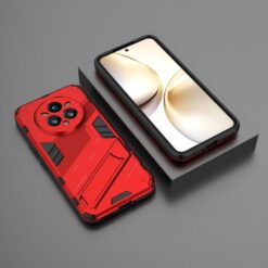 Kryty na mobil | Odolný Kryt Punk armor case červený – Realme 14 Pro+ (14 Pro Plus) | Kryty na mobil