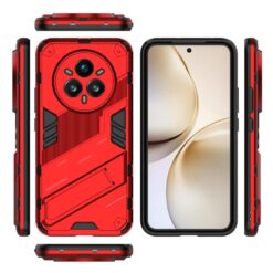 Kryty na mobil | Odolný Kryt Punk armor case červený – Realme 14 Pro+ (14 Pro Plus) | Kryty na mobil