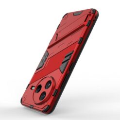 Kryty na mobil | Odolný Kryt Punk armor case červený – Xiaomi Poco F7 Pro | Kryty na mobil