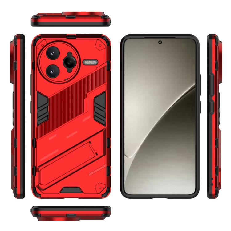 Odolný Kryt Punk armor case červený – Xiaomi Poco F7 Ultra | Kryty na mobil Kryty na mobil | Odolný Kryt Punk armor case červený – Xiaomi Poco F7 Ultra | Kryty na mobil