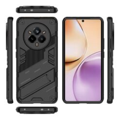 Kryty na mobil | Odolný Kryt Punk armor case čierny – Realme 14 Pro | Kryty na mobil