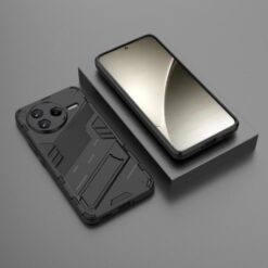 Odolný Kryt Punk armor case čierny – Xiaomi Poco F7 Pro | Kryty na mobil Kryty na mobil | Odolný Kryt Punk armor case čierny – Xiaomi Poco F7 Pro | Kryty na mobil