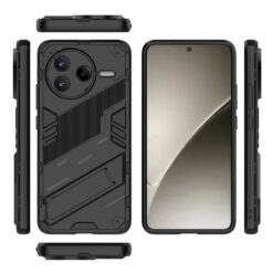 Odolný Kryt Punk armor case čierny – Xiaomi Poco F7 Pro | Kryty na mobil Kryty na mobil | Odolný Kryt Punk armor case čierny – Xiaomi Poco F7 Pro | Kryty na mobil