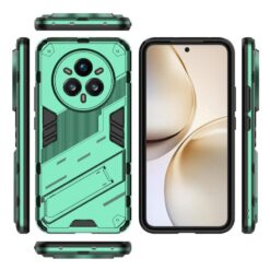 Kryty na mobil | Odolný Kryt Punk armor case zelený – Realme 14 Pro+ (14 Pro Plus) | Kryty na mobil