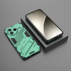 Kryty na mobil | Odolný Kryt Punk armor case zelený – Xiaomi Poco F7 Pro | Kryty na mobil