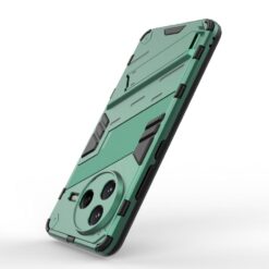 Kryty na mobil | Odolný Kryt Punk armor case zelený – Xiaomi Poco F7 Pro | Kryty na mobil