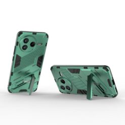Kryty na mobil | Odolný Kryt Punk armor case zelený – Xiaomi Poco F7 Pro | Kryty na mobil