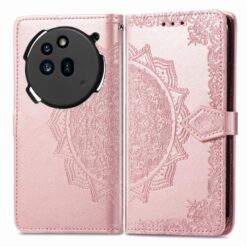 Peňaženkové puzdro Embossing Pattern Mandala Flower ružové – Nothing Phone (3a) Pro