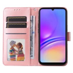 Peňaženkové puzdro Embossing Pattern Slnečnica ružové – Samsung Galaxy A06 | Kryty na mobil Kryty na mobil | Peňaženkové puzdro Embossing Pattern Slnečnica ružové – Samsung Galaxy A06 | Kryty na mobil
