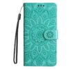 Kryty na mobil | Peňaženkové puzdro Embossing Pattern Slnečnica ružové – Realme 14 Pro | Kryty na mobil