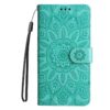 Peňaženkové puzdro Embossing Pattern Slnečnica fialové – Vivo Y19s | Kryty na mobil Kryty na mobil | Peňaženkové puzdro Embossing Pattern Slnečnica fialové – Vivo Y19s | Kryty na mobil