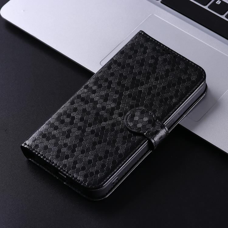 Peňaženkové puzdro Honeycomb Dot Texture Case čierne – Nothing Phone (3a) | Kryty na mobil Kryty na mobil | Peňaženkové puzdro Honeycomb Dot Texture Case čierne – Nothing Phone (3a) | Kryty na mobil