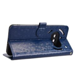 Peňaženkové puzdro Honeycomb Dot Texture Case modré – Nothing Phone (3a) | Kryty na mobil Kryty na mobil | Peňaženkové puzdro Honeycomb Dot Texture Case modré – Nothing Phone (3a) | Kryty na mobil