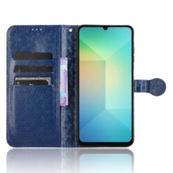 Kryty na mobil | Peňaženkové puzdro Honeycomb Dot Texture Case modré – Samsung Galaxy A06 | Kryty na mobil