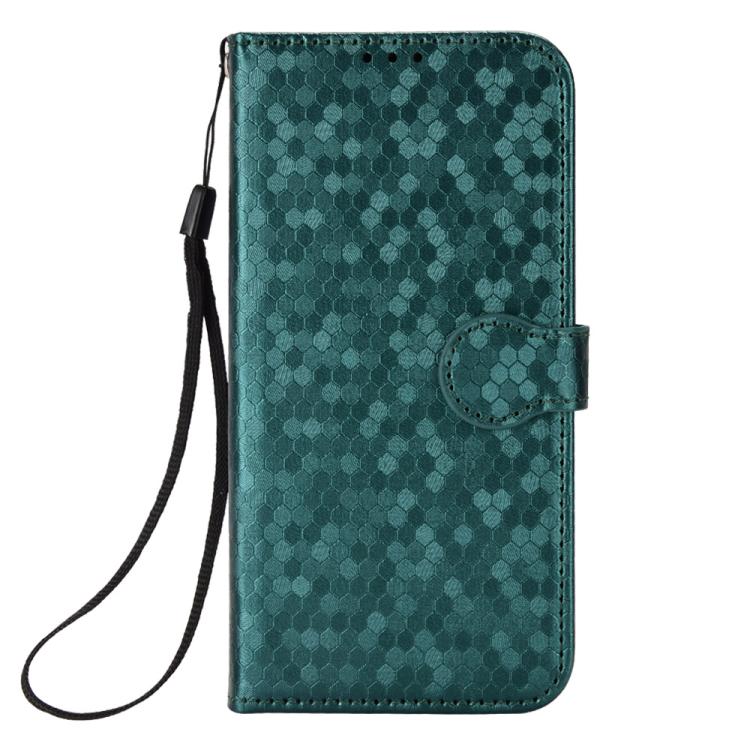 Peňaženkové puzdro Honeycomb Dot Texture Case zelené – Nothing Phone (3a) | Kryty na mobil Kryty na mobil | Peňaženkové puzdro Honeycomb Dot Texture Case zelené – Nothing Phone (3a) | Kryty na mobil
