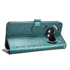 Peňaženkové puzdro Honeycomb Dot Texture Case zelené – Nothing Phone (3a) | Kryty na mobil Kryty na mobil | Peňaženkové puzdro Honeycomb Dot Texture Case zelené – Nothing Phone (3a) | Kryty na mobil