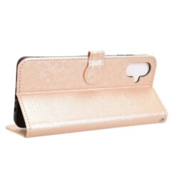 Peňaženkové puzdro Honeycomb Dot Texture Case zlaté – Samsung Galaxy A06 | Kryty na mobil Kryty na mobil | Peňaženkové puzdro Honeycomb Dot Texture Case zlaté – Samsung Galaxy A06 | Kryty na mobil