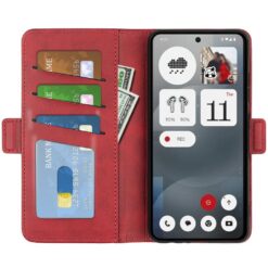 Kryty na mobil | Peňaženkové puzdro Magnetic fresh case červené – Nothing Phone (3a) | Kryty na mobil