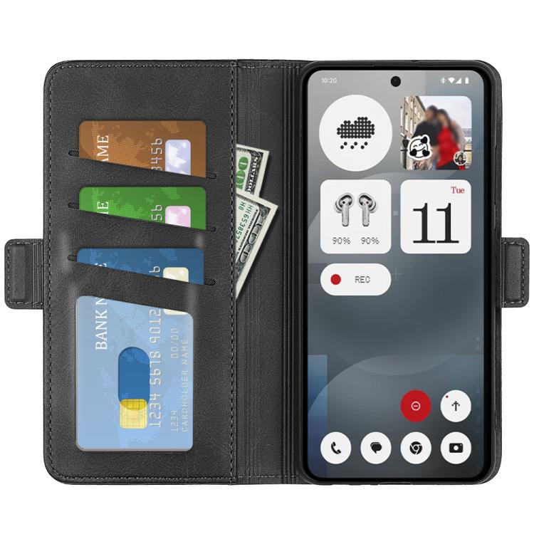 Peňaženkové puzdro Magnetic fresh case čierne – Nothing Phone (3a) | Kryty na mobil Kryty na mobil | Peňaženkové puzdro Magnetic fresh case čierne – Nothing Phone (3a) | Kryty na mobil