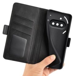 Peňaženkové puzdro Magnetic fresh case čierne – Nothing Phone (3a) | Kryty na mobil Kryty na mobil | Peňaženkové puzdro Magnetic fresh case čierne – Nothing Phone (3a) | Kryty na mobil
