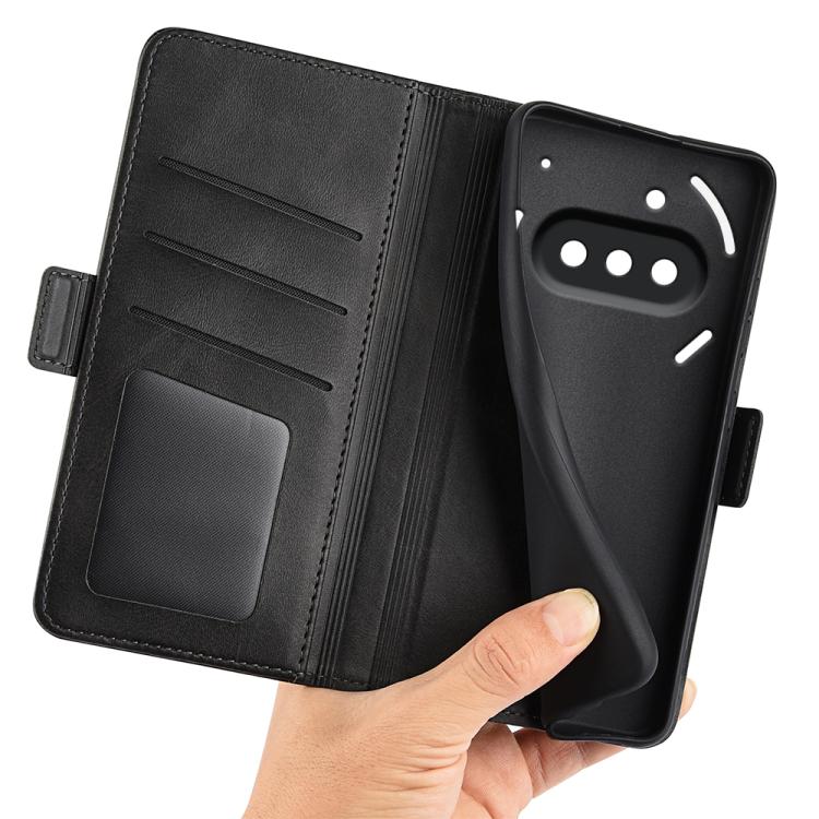 Peňaženkové puzdro Magnetic fresh case čierne – Nothing Phone (3a) | Kryty na mobil Kryty na mobil | Peňaženkové puzdro Magnetic fresh case čierne – Nothing Phone (3a) | Kryty na mobil
