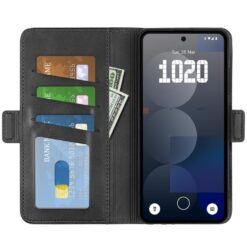 Kryty na mobil | Peňaženkové puzdro Magnetic fresh case čierne – Nothing Phone (3a) Pro | Kryty na mobil