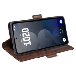 Kryty na mobil | Peňaženkové puzdro Magnetic fresh case tmavohnedé – Nothing Phone (3a) Pro | Kryty na mobil