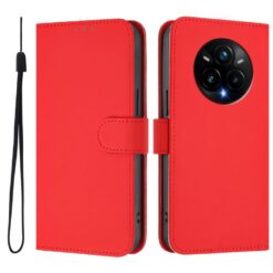 Peňaženkové puzdro Solid červené – Realme 14 Pro+ (14 Pro Plus)